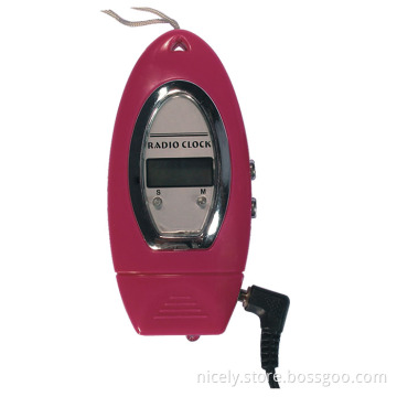 FM auto scan radio with earphone and light,LCD